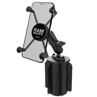 RAM X-Grip Large Phone Mount with RAM-A-CAN™ II Cup Holder Base