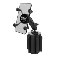 RAM X-Grip Phone Mount with RAM-A-CAN™ II Cup Holder Base
