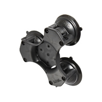 RAP-365-224-1BU :: RAM Twist-Lock Triple Suction Cup Base With AMPS Hole Pattern