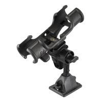RAP-370-D :: RAM Light-Speed™ Fishing Rod Holder with Deck Track Base