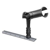 RAP-390-SAAPU :: RAM Tube Jr.™ Rod Holder with RAM Adapt-A-Post™ Track Base - 4" Post