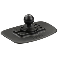 RAP-398-BLK-202U :: RAM Bond-A-Base™ Black Adhesive Base with Ball