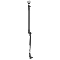 RAM Tough-Pole™ Camera Mount with Double Pipe & RAM Track-Node™ Base