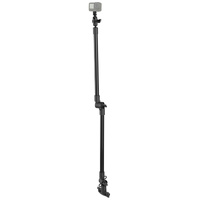 RAM Tough-Pole™ 48" Action Camera Mount with Double Pipe & Track Base