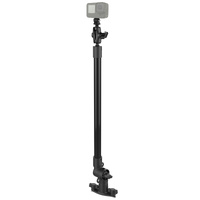 RAM Tough-Pole™ 24" Action Camera Mount with Single Pipe & Track Base