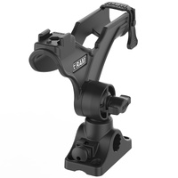 RAP-434-BMP :: RAM ROD JR Fishing Rod Holder with Bulkhead/Flat Surface Base