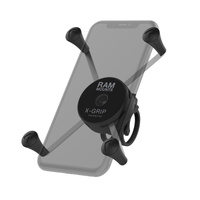 RAM X-Grip Large Phone Mount with Low-Profile Zip Tie Handlebar Base