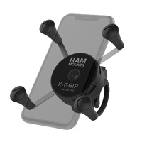 RAM X-Grip Phone Mount with Low-Profile Zip Tie Handlebar Base