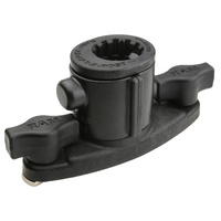 RAP-AAPUDT-1U :: RAM Universal Adapt-A-Post™ Dual T-Bolt Track Base