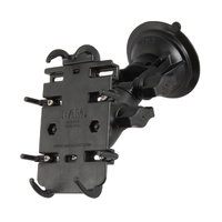 RAM Quick-Grip™ Phone Mount with RAM Twist-Lock™ Suction Ratchet Base
