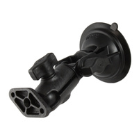 RAP-B-104-224U :: RAM Twist-Lock™ Composite Suction Cup Ratchet Mount with Diamond Plate