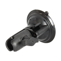 RAP-B-104SU-CS1 :: RAM Twist-Lock Composite Swivel Suction Mount with Socket Arm