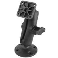 RAP-B-139U :: RAM Composite Drill-Down Double Ball Mount with Rectangle AMPS Plate