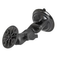 RAP-B-166-A-202U :: RAM Twist-Lock™ Composite Suction Mount with Round Plate - Short