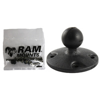 RAP-B-202-G1U :: RAM Composite Round Plate with Ball & Hardware for Garmin GPSMAP + More