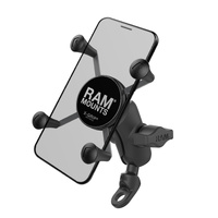 RAM X-Grip Phone Mount with 9mm Angled Bolt Head Adapter - Composite