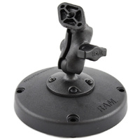 RAP-B-291-A-238U :: RAM Composite Platform Double Ball Mount with Diamond Plate