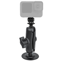 RAM Flex Adhesive Double Ball Mount with Action Camera Adapter