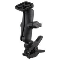 RAP-B-397-1-238U :: RAM Tough-Clamp™ Small Double Ball mount with Diamond Plate