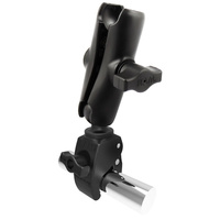 RAP-B-400-201U :: RAM Tough-Claw™ Small Clamp Base with Double Socket Arm - Medium