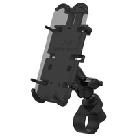 RAM Quick-Grip™ XL Phone Mount with RAM Tough-Strap™ Handlebar Base