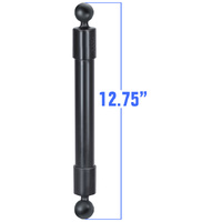 RAP-BB-230-14U :: RAM 12.75" PVC Pipe Extension with Ball Ends