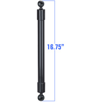 RAP-BB-230-18U :: RAM 16.75" PVC Pipe Extension with Ball Ends