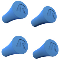 RAP-UN-CAP-4-BLUEU :: RAM X-Grip Blue Rubber Cap 4-Pack