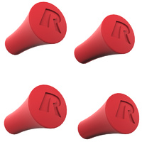 RAP-UN-CAP-4-REDU :: RAM X-Grip Red Rubber Cap 4-Pack