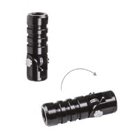 Bonamici Racing Pair Of Striped Folding Toe Pegs