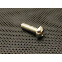 RaceFasteners M6 x 1 Titanium Button Socket Head Bolt (30mm)