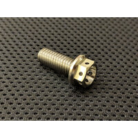 RaceFasteners Titanium Front Disc Drilled Hex Flange Bolt Kit To Suit Yamaha YZF-R6 (2003 - 2016)