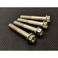 RaceFasteners Titanium Front Caliper Drilled Hex Bolt Kit To Suit Yamaha YZF-R1 (2004 - 2014)