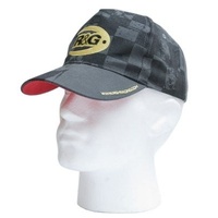 R&G Racing B/B CAP BK LONG LOGO SILVR