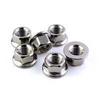 R&G Racing Titanium Sprocket Nut - Titanium - M10X1.0 - 5 pack