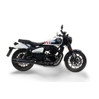 GPR Exhaust To Suit Royal Enfield Shotgun 650 2024-2025, Ultracone Black, Dual slip-on exhaust legal for UK and non-EU countries including removable d