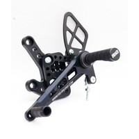 R&G Racing Adjustable Rearsets - Kawasaki ZX10-R '11-'15 (Road Shift)