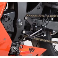 R&G Racing Adjustable Rearsets To Suit Kawasaki ZX6R '05-'13 - ROAD SETUP