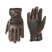 RST Roadster Classic Leather Motorcycle Gloves - Small (Brown)