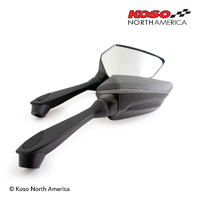 Koso SPRINT | Mirrors - black shell/clear lens