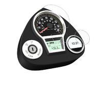 Speedo Angels Dashboard Screen Protector To Suit ROYAL ENFIELD CLASSIC 350 (2022-) 2 x Ultra Clear