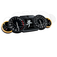 Speedo Angels Dashboard Screen Protector To Suit SUZUKI HAYABUSA (2021-) 3 x Ultra Clear