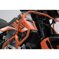 SW-Motech Upper Crash Bar. Orange. KTM 790 Adv/R (19-21), 890 Adv/R (20-22). (SBL.04.521.10100/EB)
