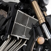 R&G Racing Stainless Steel Radiator Guard To Suit Honda CBR650F, Honda CB650F '14-, CB650R '19- & CBR650R '19-  models