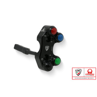 CNC Racing Right handlebar switch Ducati Panigale V4R - OEM and RCS Brembo brake master cylinder - Pramac Racing Limited Edition