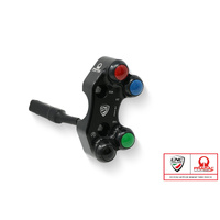 CNC Racing Right handlebar switch Ducati Panigale V4R - Brembo billet CNC and forged brake master cylinder - Pramac Racing Limited Edition
