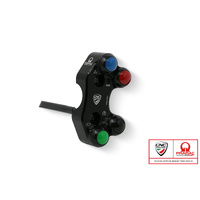 CNC Racing Right handlebar switch Ducati - OEM and RCS Brembo brake master cylinder - Pramac Racing Limited Edition