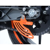 R&G Racing Toe Chain Guards To Suit KTM RC 125/200/390 '14- , Duke 390 24-, Husqvarna Vitpilen 701'18-, Svartpilen 701 '19-, Vitpilen/Svartpilen 401 '