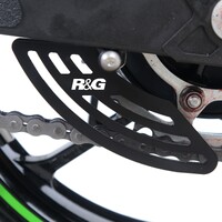 R&G Racing Toe Chain Guards - Toe Guard Kawasaki Ninja 250/400 '18-, Z400/ Z250 '19-, ZX-25R '20- & ZX-4R(R) (SE) ’23-, Z500 (Ninja) '24- models