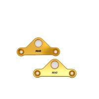 R&G Racing Tie-Down Hooks, pair, gold, Honda CBR1000RR-R(SP) '20-